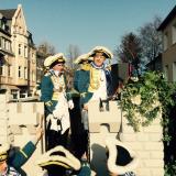Rosenmontag 2015 auf dem Wagen
