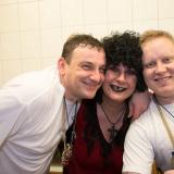 Ein Teil der Thekenbesetzung