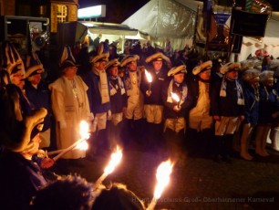 ... "Statt-Wache" Bottrop beim Zapfenstreich - Ehrengarde Oberhausen