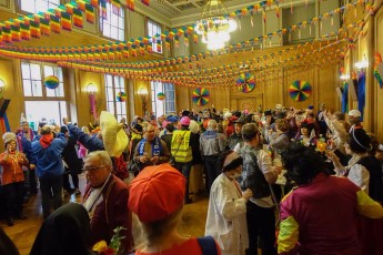 Bottroper Karnevalisten feiern im Ratssaal