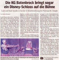 Januar 2018 in der WAZ