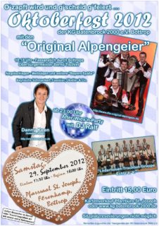 Oktoberfest 2012 - Plakat