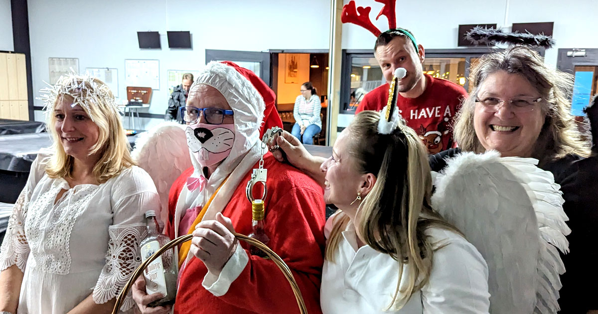 Weihnachtshase - unser Vorstand